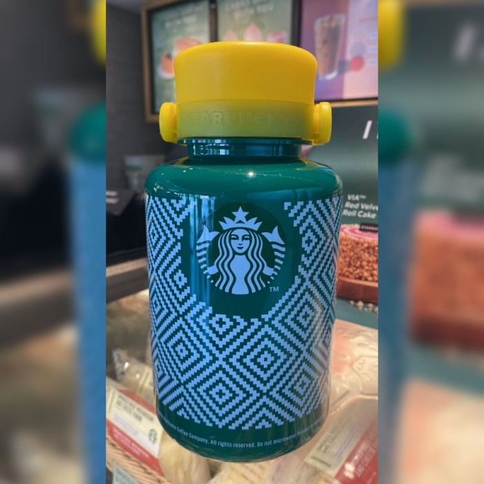 Promo Starbucks Tumbler 1 Liter Colorful Weaves