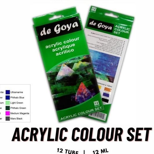 

De Goya Acrylic Colour Set 12X12Ml