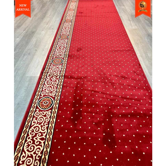 Karpet/Sajadah Masjid Mushola Gizem Polos & Bintik Per Roll 12 Meter