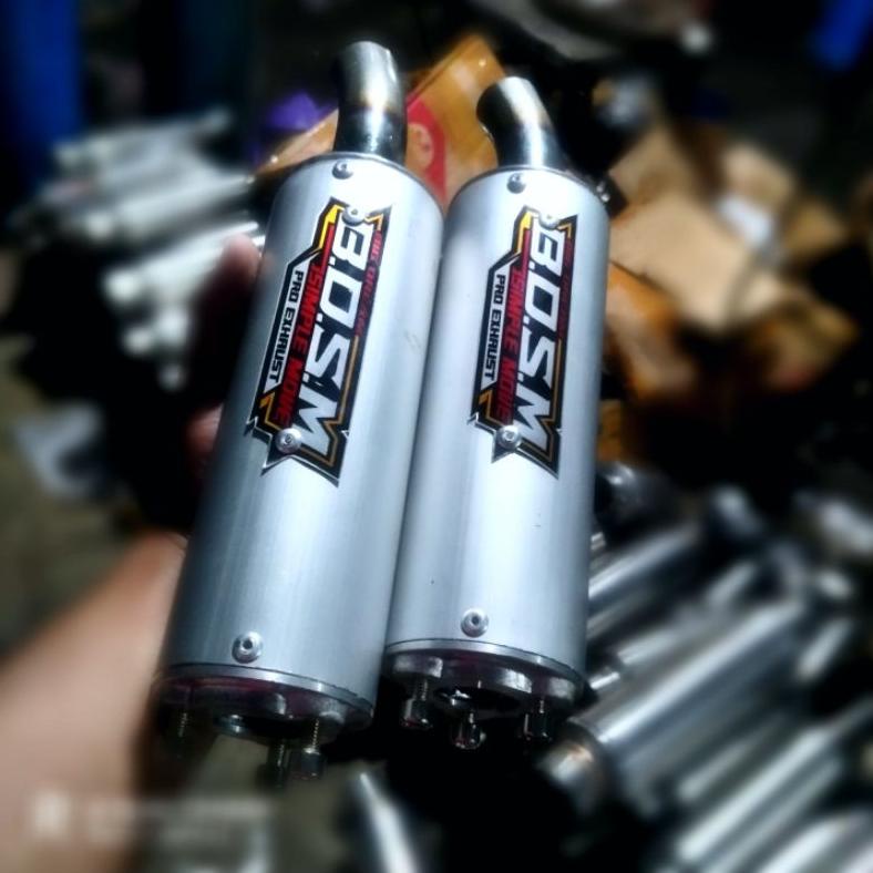 silencer knalpot vespa 2 tak mini trail 18cm