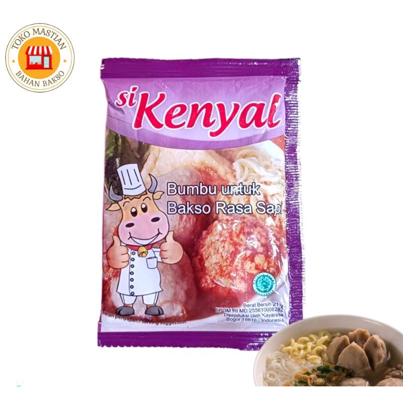 

Bumbu beef extract untuk bakso rasa sapi si kenyal (5pcs)