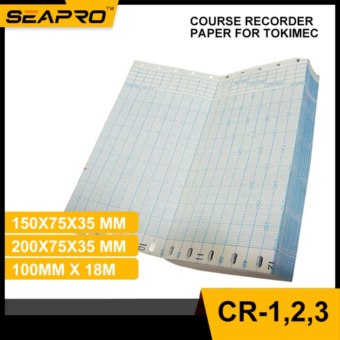 

Promo Course Recorder Paper Tokimec Cr4 Chart Kertas Marine