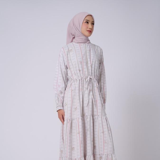 ZM Zaskia Mecca - Ahava Autumn Gamis - Aksara Nusantara - Sunda