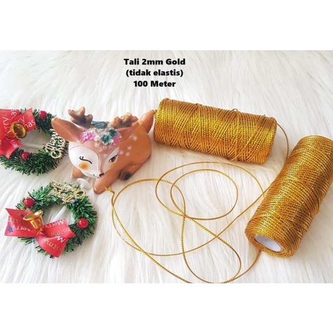 

] Pita Tali Natal Christmas Bakers Twine Tali Rami Ribbon Hampers Parcel