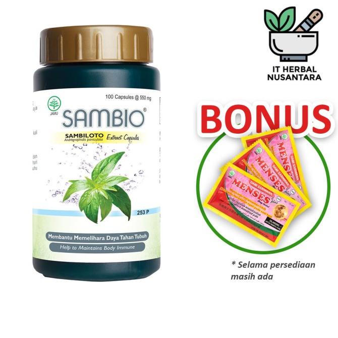 

SAMBIO 100 KAPSUL (Sambiloto) - Borobudur Herbal - daya tahan tubuh