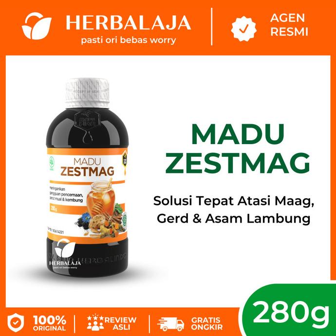 

Madu Zestmag Obat Maag Magh|Asam Lambung Naik Gerd Kronis Herbal Ampuh
