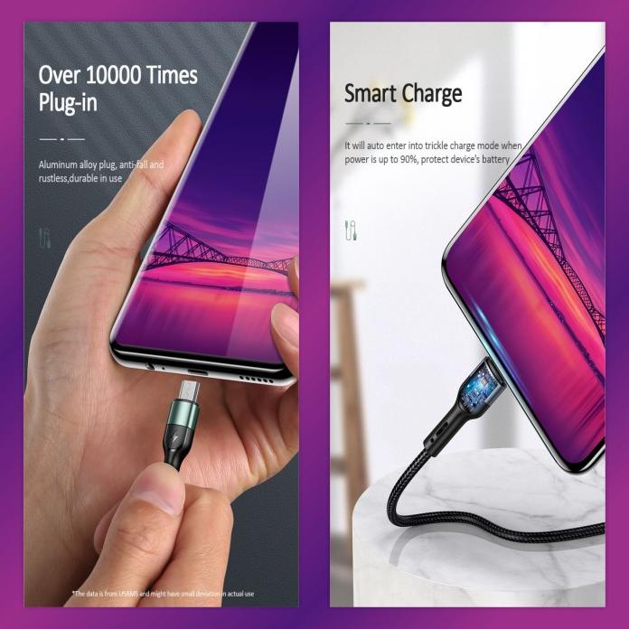 New Usams U55 Kabel Data Micro Aluminum Alloy Gratis Ongkir