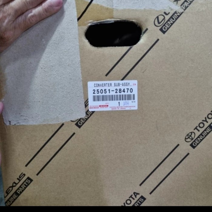 PROMO CONVERTER EXHAUST MANIFOLD KATALIS NEW ALPHARD VELLFIRE ANH20 #ORIGINAL