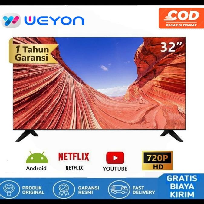 LED TV WEYON DIGITAL TV/WEYON SMART TV 17/24/27/32 inch - GARANSI 1 TH