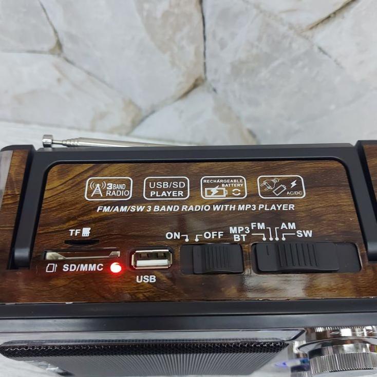 Speaker Radio Bluetooth Radio Baru Sn-4020 Bt Radio Jadul Radio Protabel Fm Am Sw Pemutar Mp3 Usb Me