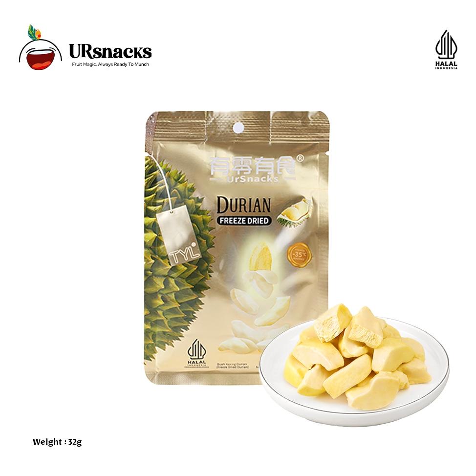 

Ready URSNACKS Freeze Dried Durian - Snack Keripik Durian Kering