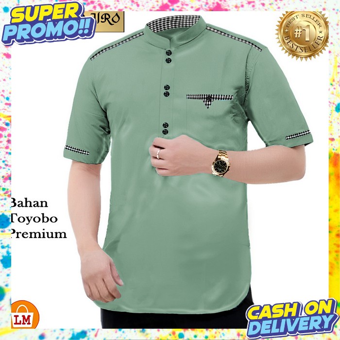 Koko Pria Premium Ori Bahan Adem Koko Cwok Termurah Lebaran Kokoh Kekinian Baju Koko Remaja Baju Kok