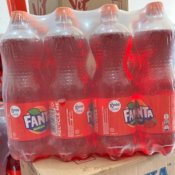 

Ready FANTA STRAWBERRY 1 LITER (1L x 12 Botol)