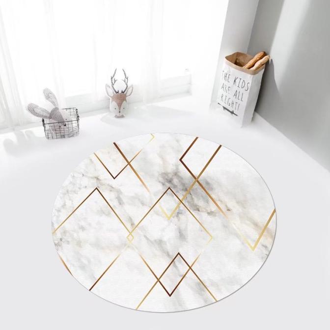 Karpet Bulat Cantik Morroco Bohemian Cantik Turki Classic