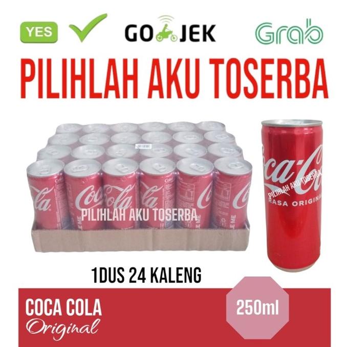 

Ready Coca Cola Original KALENG CAN 250 ml - ( HARGA 1 DUS )