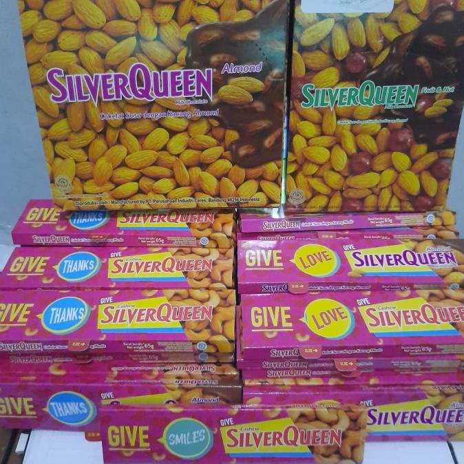 

coklat silverqueen cashew almond 65 gram