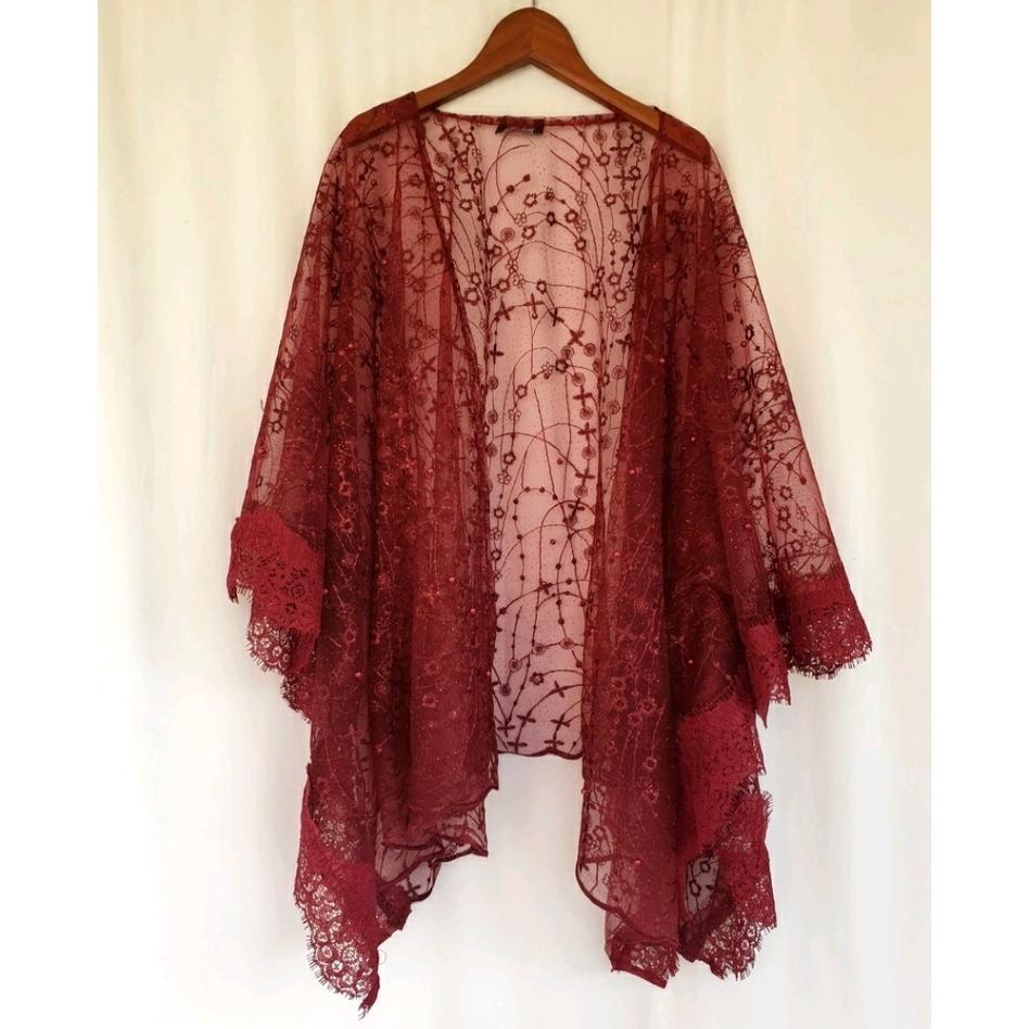 Vachira One Set Kaftan Dan Outer Mewah / Kaftan Ikat Outer Kaftan Lebaran Dress Kondangan Raya Dress