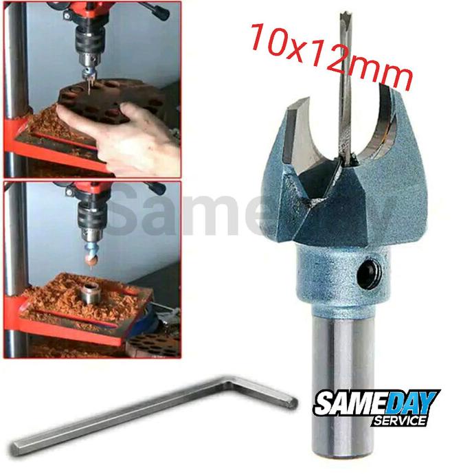 Mata Bor Tasbih Tasbe Bean Drill Bits Bubut Kayu Bulat 12mm
