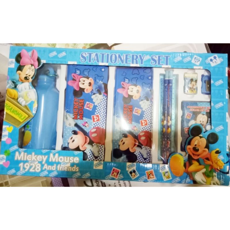 

Stationery set mickey mouse / perlengkapan sekolah anak / set sekolah anak alat belajar anak