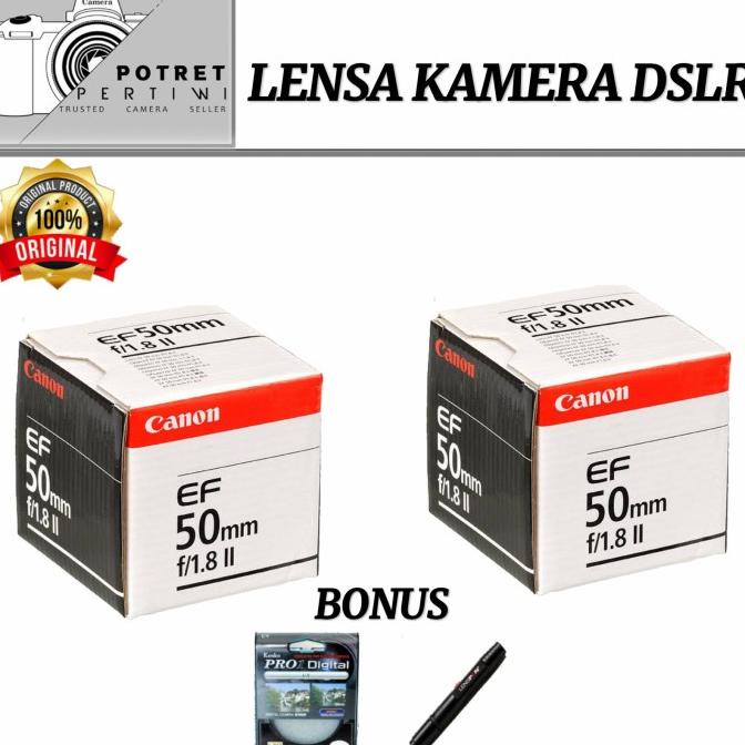 Canon Ef 50Mm F1.8 Ii / Lensa Canon Ef 50Mm F1.8 Ii / Lensa Canon 50Mm Kualitas Premium