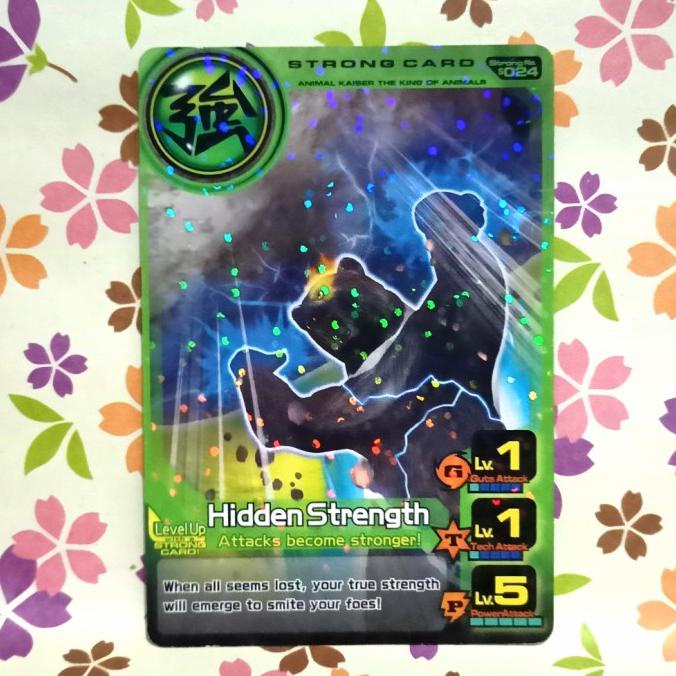 animal kaiser strong card hidden strength ( asian black bear ) versi 4