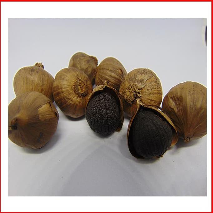 

BAWANG PUTIH HITAM TUNGGAL 1/4 KG -BLACK GARLIC- BAWANG HITAM LANANG
