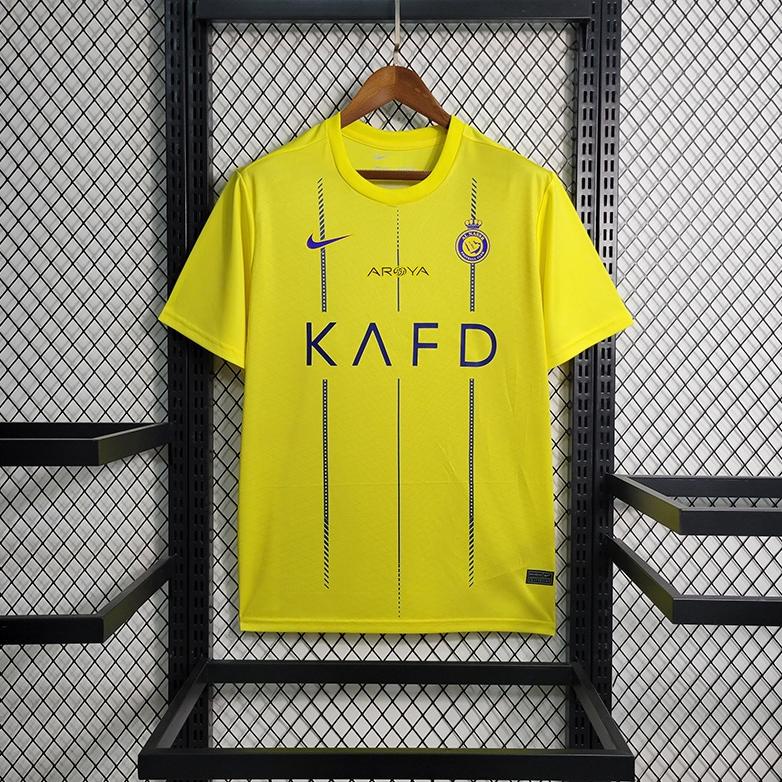 PROMO Jersey Bola Grade Ori Al Nassr Al-Nassr Home 2023 / 2024 Season 23-24