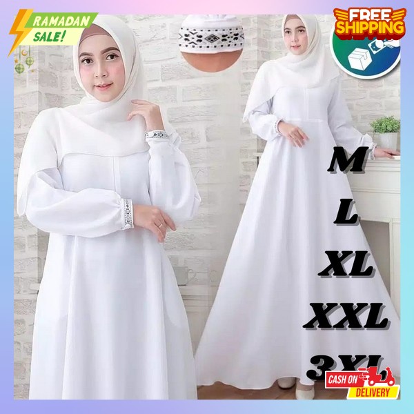 Bju Gamis Ibuibu Pengajian Bj Dreas Branded Bahan Tebal Baj Gamis Lengan Pnjng Murah Jubah Cewek Cnt