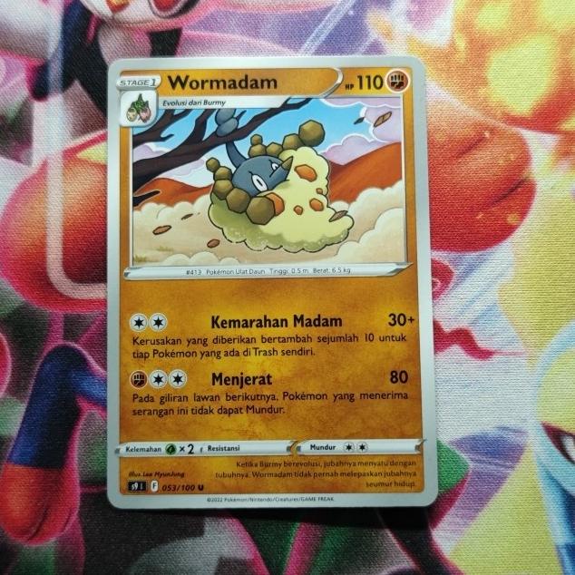 WORMADAM FIGHTING FREE EVOLINE POKEMON TCG INDONESIA