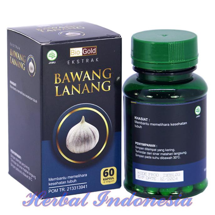 

Ekstrak Bawang Lanang BIO GOLD | Kapsul Garlic Tunggal 60 kapsul