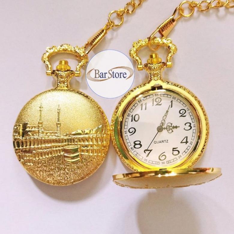 Terbaik Kado Hadiah Ulang Tahun Unik - Jam Unik Saku Vintage Pocket Watch - Jam Saku Antik Kuno - Ja