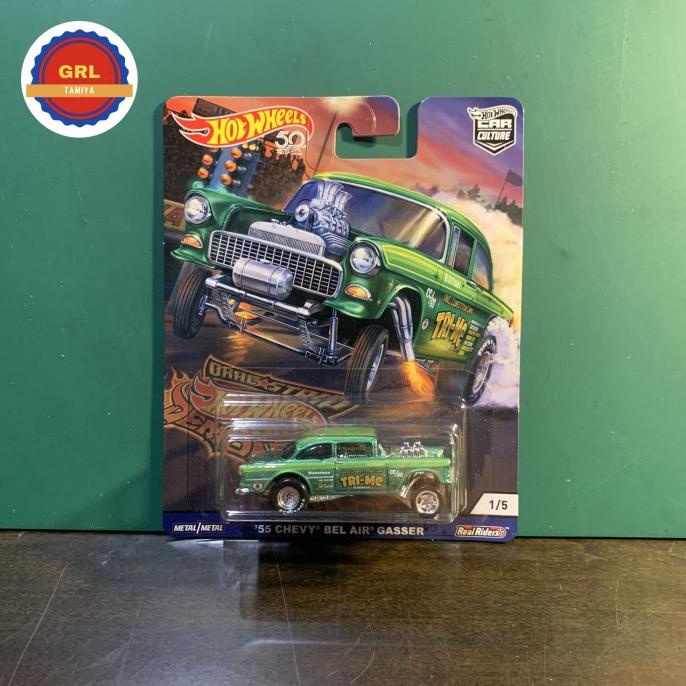 hot wheels drag strip demons 55 chevy bel air gasser dragstrip demon