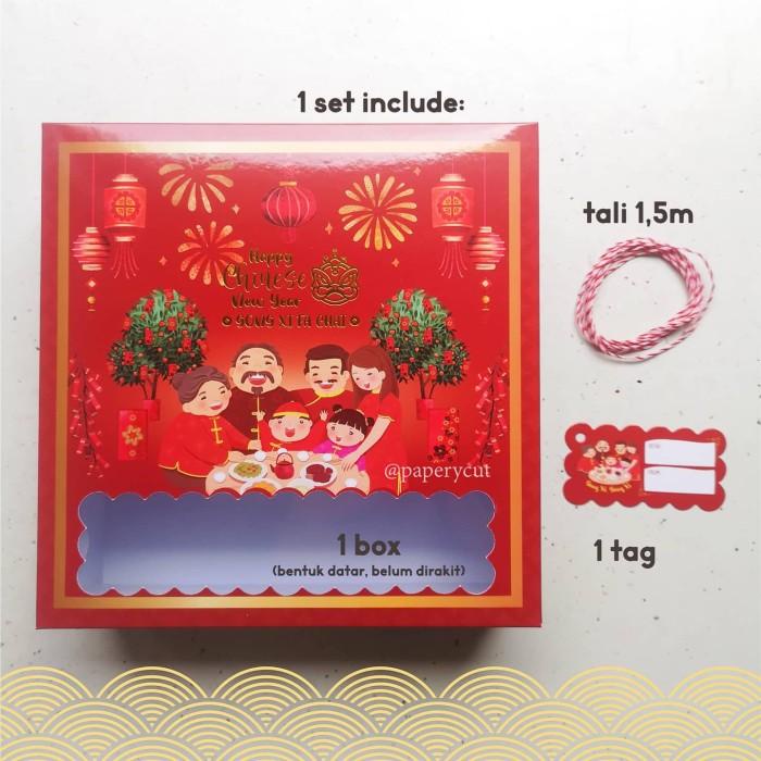

Kotak Hamper Box Dus Kue Lapis Imlek Bentuk Persegi 22 X 22 X 8 Cm 030
