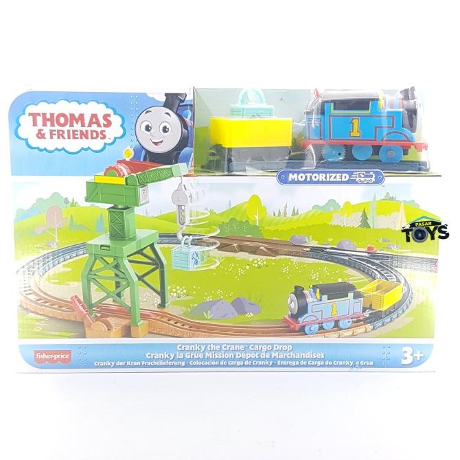 Thomas & Friends Motorized Cranky The Crane Cargo Drop Original Mattel
