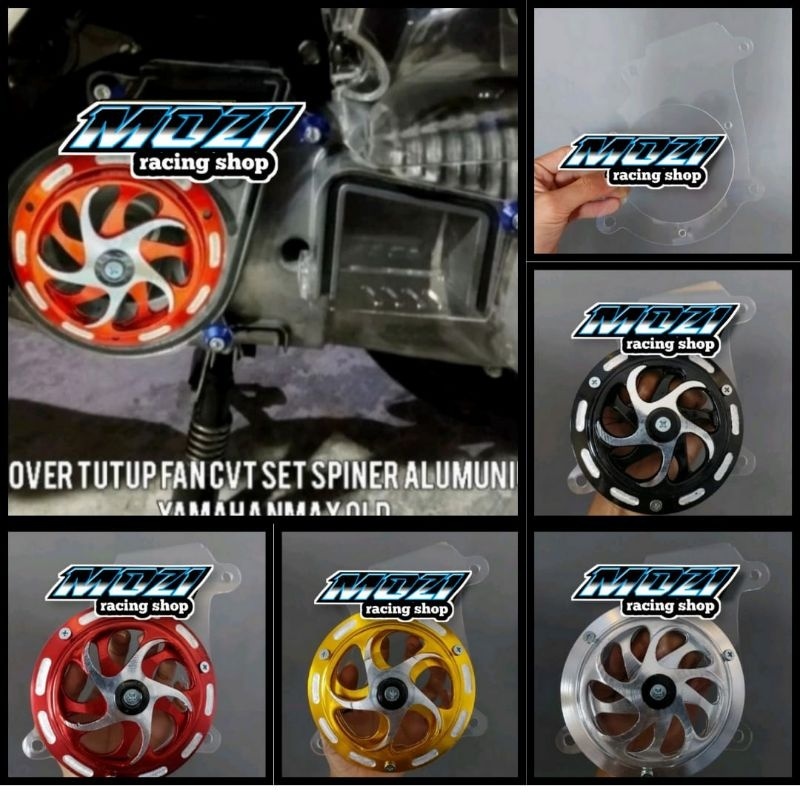 Cover Tutup Fan CVT Set Spiner Spinner putar Yamaha Nmax old Tutup CVT Mika Akrilik Acrylic