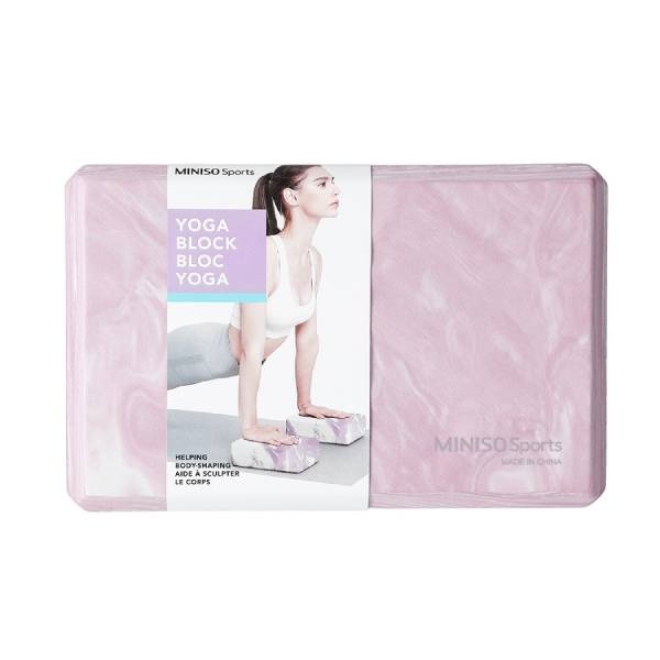 MINISO Sports - Ink Painting Series Yoga Block(Purple)