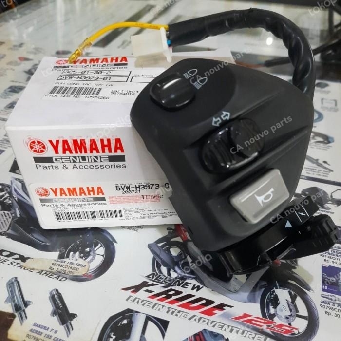HOLDER SAKLAR LAMPU KIRI MIO SPORTY SMILE ORIGINAL YAMAHA VIETNAM