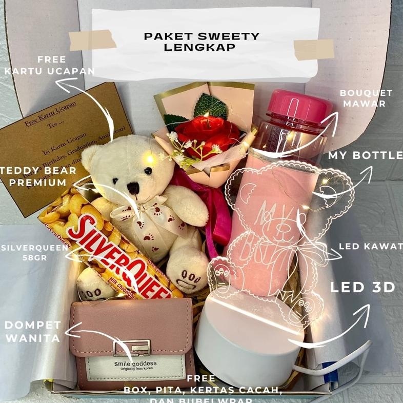 

Flash Shop Aralia-KADO ANIVERSARY KADO VALENTINE HAMPERS CEWEK KADO ULANG TAHUN CEWEK HADIAH VALENTINE HAMPERS CEWEK KADO BONEKA CEWE KADO LED 3D GIFT BOX WANITA KADO CEWEK