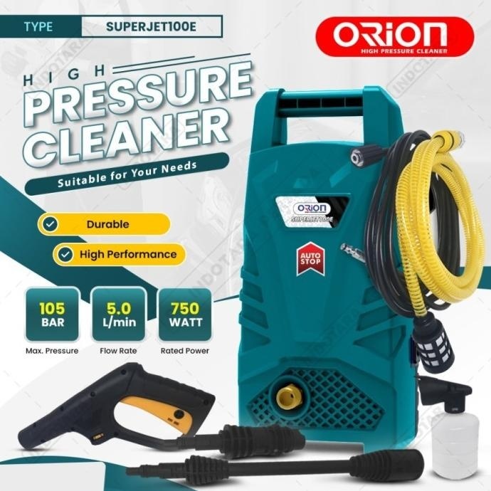 Mesin Jet Cleaner SUPERJET100E Orion Alat Steam Cuci Mobil Motor AC