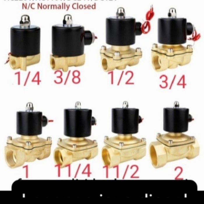 Selenoid Valve 2 Way Kuningan 2Inchi Normally Close