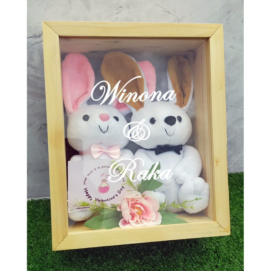 

SIAP KIRIM Exclusive Bunny Hampers for Valentine Easter Wedding Hantaran Birthday madalinsecollect