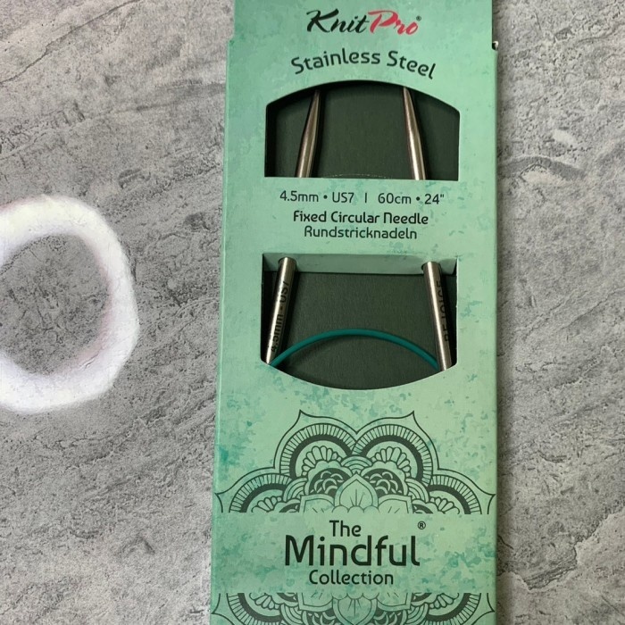 

Knitpro The Mindful Collection Fixed Circular Needle 4.5mm - 60cm