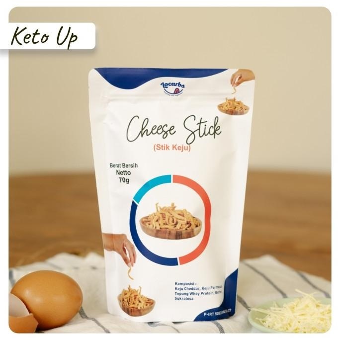 

Keripik Keto Keju / Chesee Stick Ketofriendly - Camilan Diet Sehat