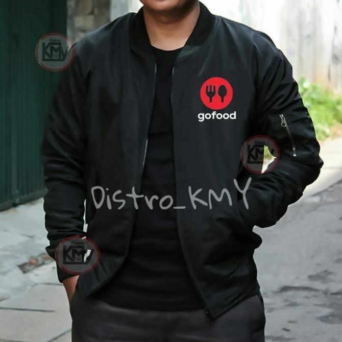NEW PRODUK JAKET BOMBER GOFOOD TERBARU GF083 