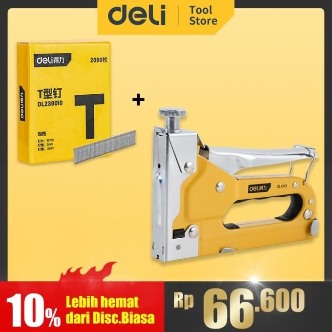 

Deli Paket Komplit Staples Tembak 3in1 + Isi Ulang el T isi 20.000