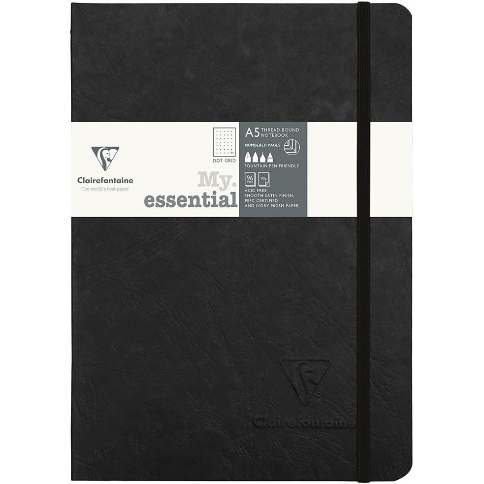 

Clairefontaine My Essential A5 Notebook Softcover Collection Age Bag
