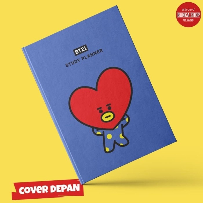 

Notebook Bt21 Tata Hardcover A5 Buku Tulis Catatan Agenda Planner