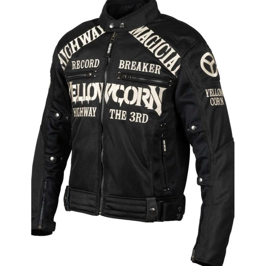 NEW PRODUK YELLOW CORN YB 3105 BLACK IVORY | JAKET RIDING | ORIGINAL YELLOW CORN  