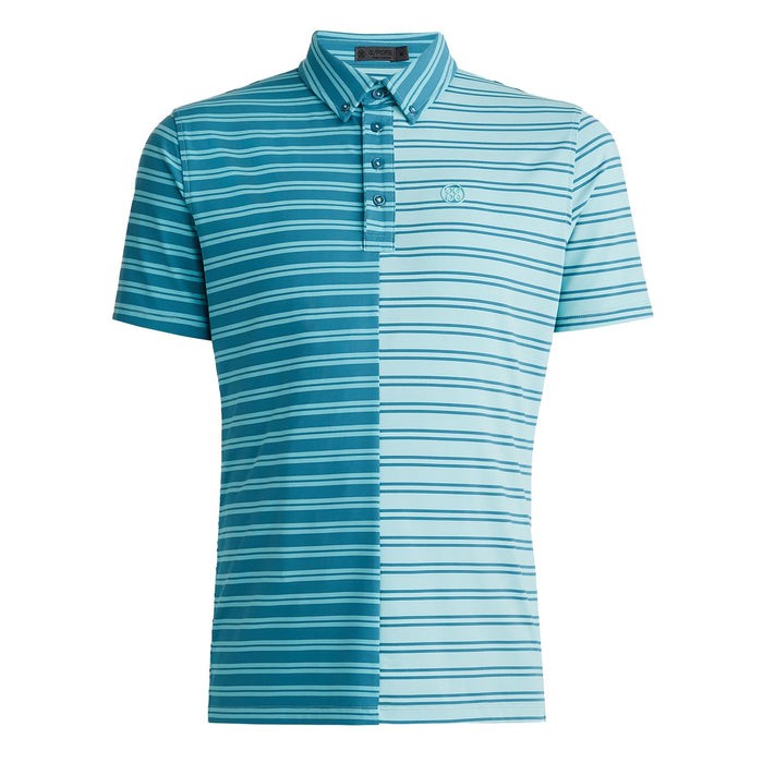 ✅Baru Polo Shirt Golf Gfore Spilt Stripe Multicolor Limited