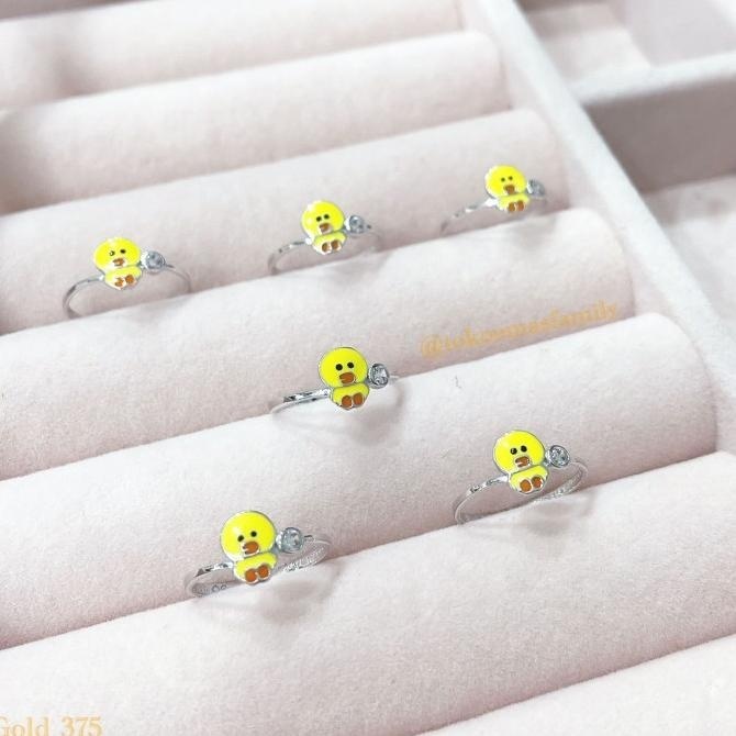 NEW PRODUK CINCIN ANAK EMAS PUTIH 375 BERAT 0,8 GRAM 